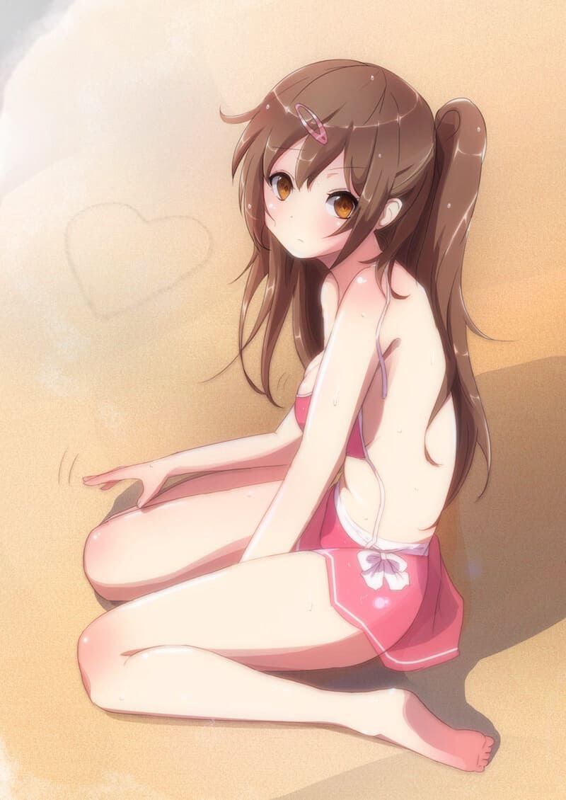 Beautiful girl image in a cute swimsuit normally 4