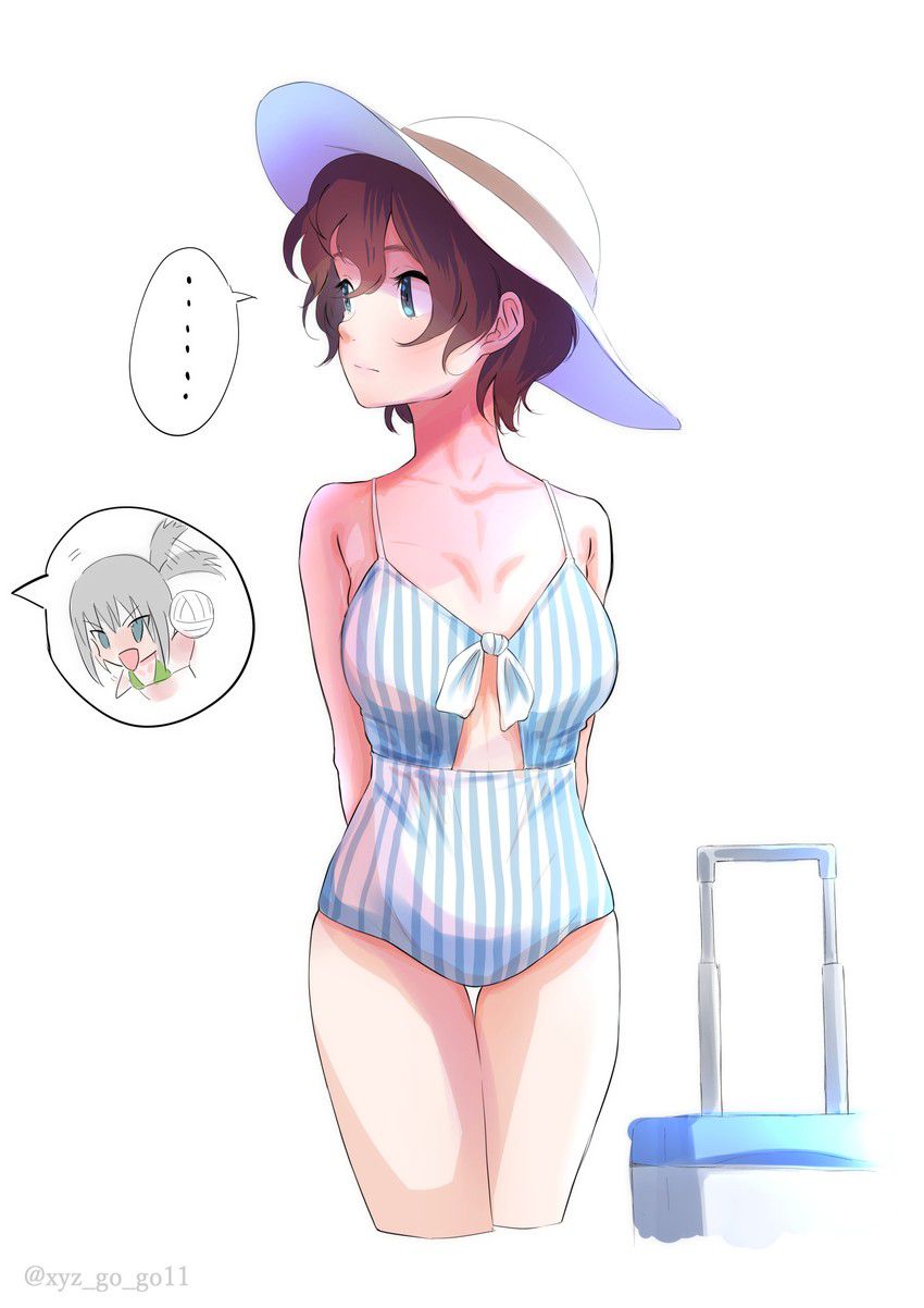 Beautiful girl image in a cute swimsuit normally 8