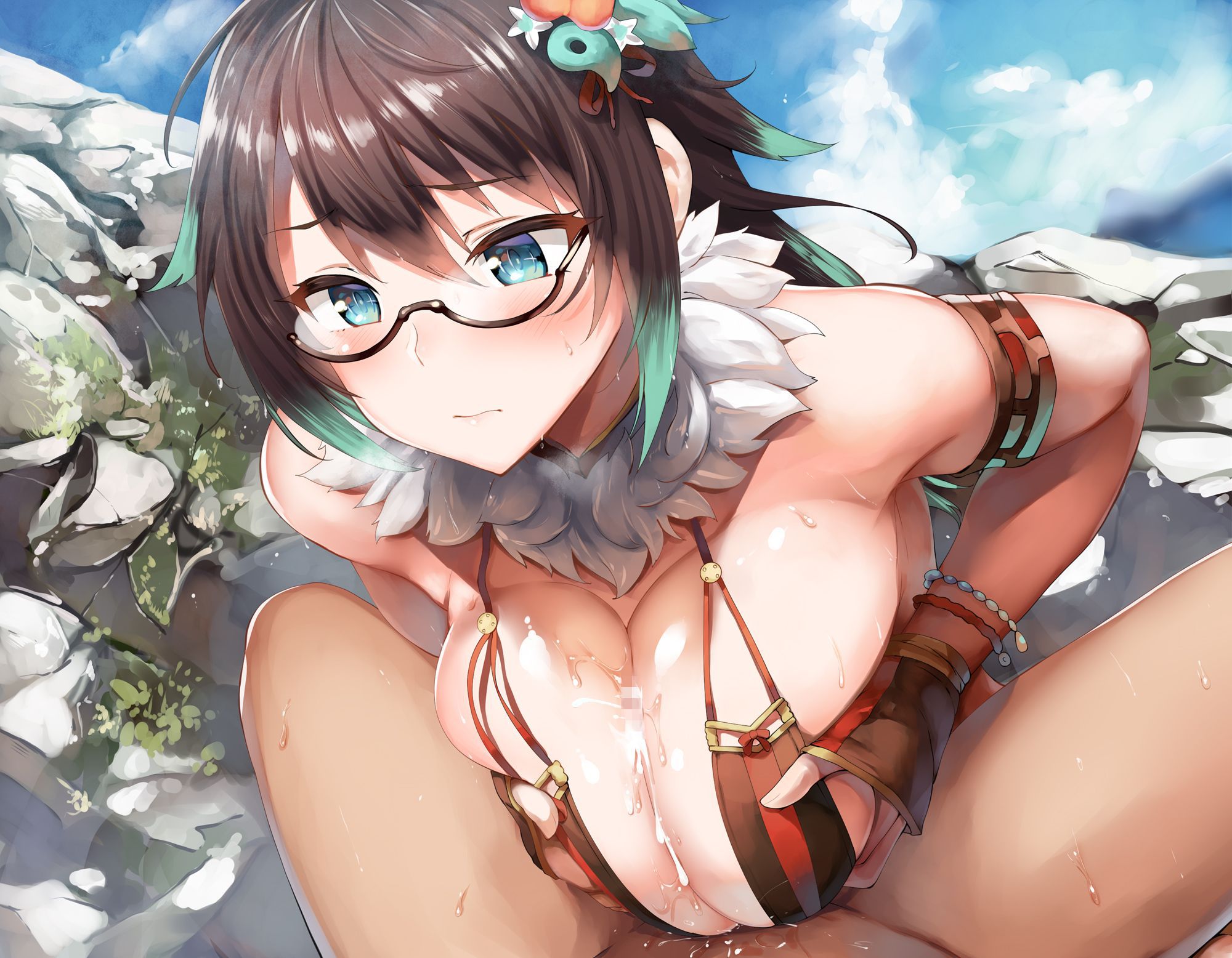 [Secondary erotic] glasses daughter erotic image summary of girls wearing glasses [50 sheets] 23