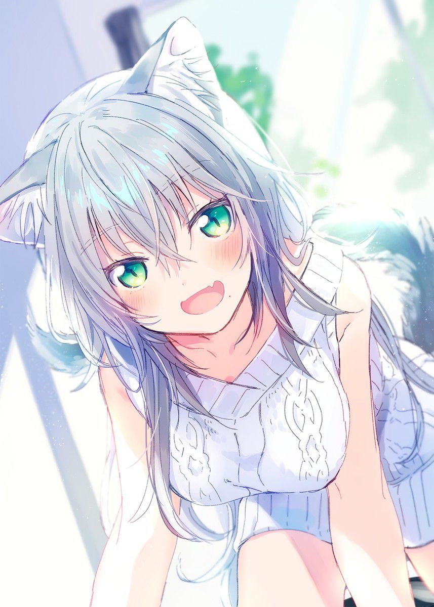 【Silver hair】Put a beautiful girl image with white shining silver hair Part 11 1