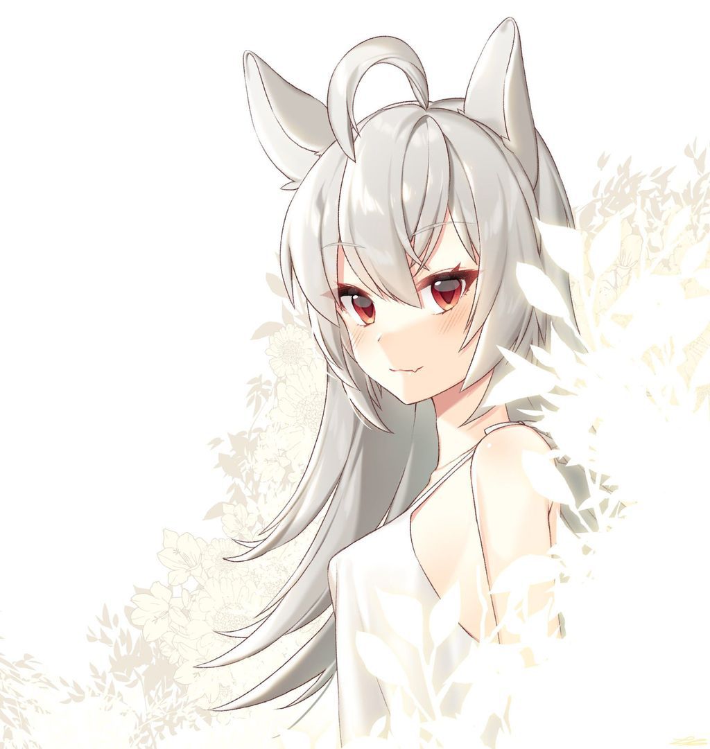 【Silver hair】Put a beautiful girl image with white shining silver hair Part 11 19