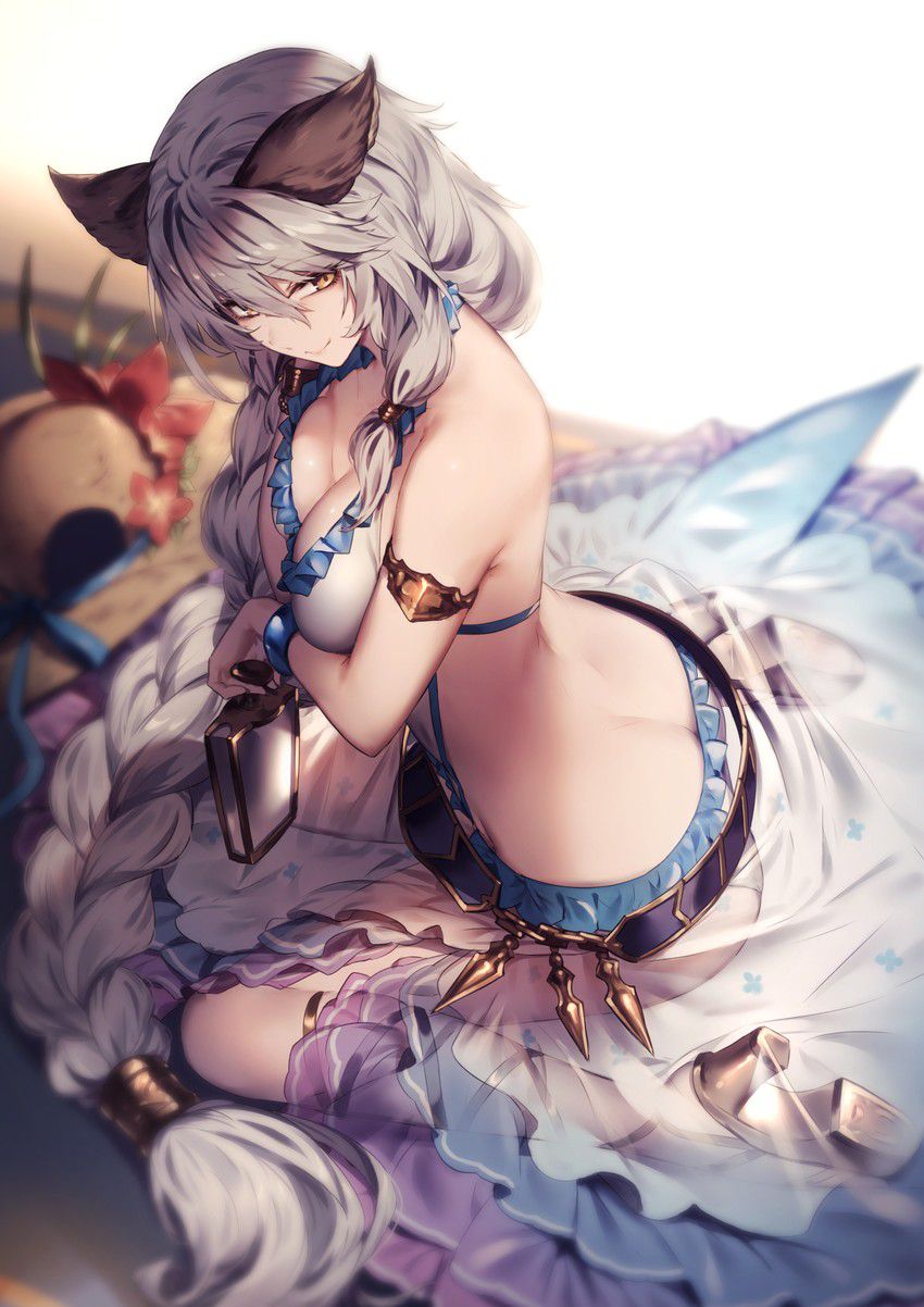 2D beautiful girl erotic image that can not stand thigh fetish 27