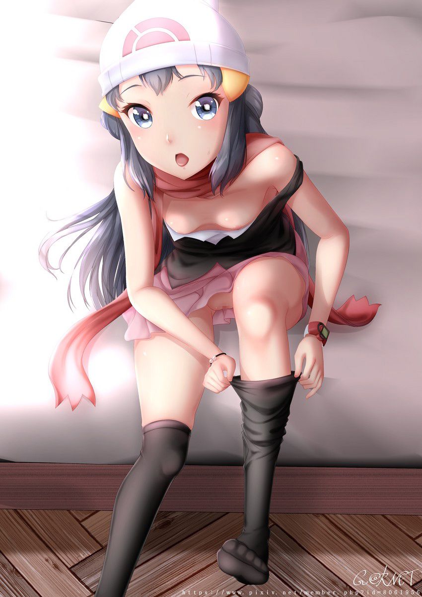 2D beautiful girl erotic image that can not stand thigh fetish 30