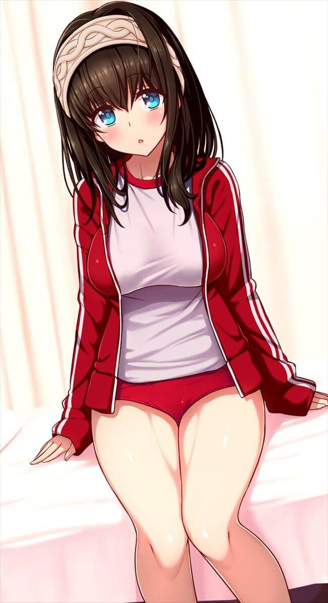 2D beautiful girl erotic image that can not stand thigh fetish 8