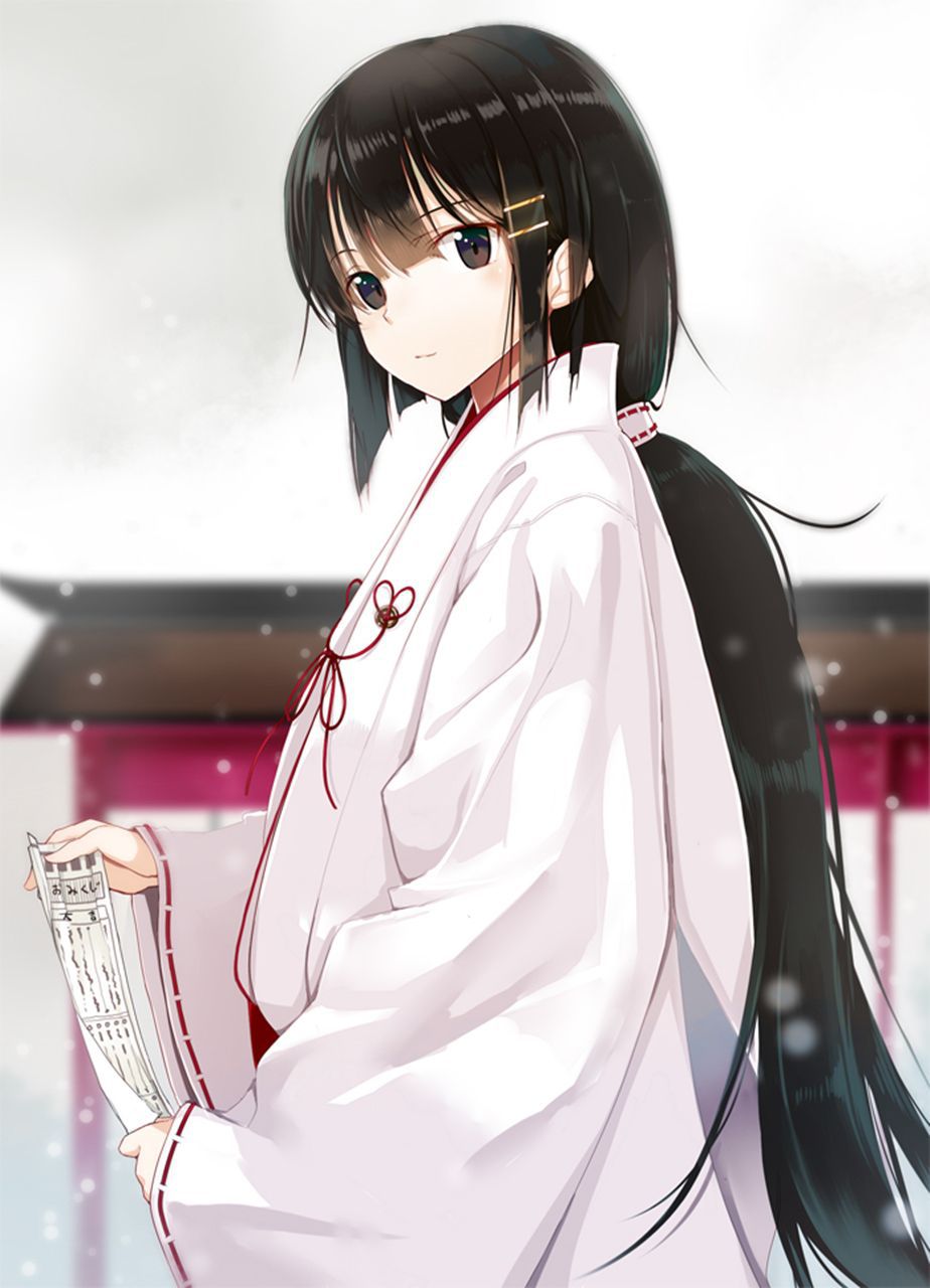 【Black hair】The image of a beautiful girl with black hair that you have Part 10 4