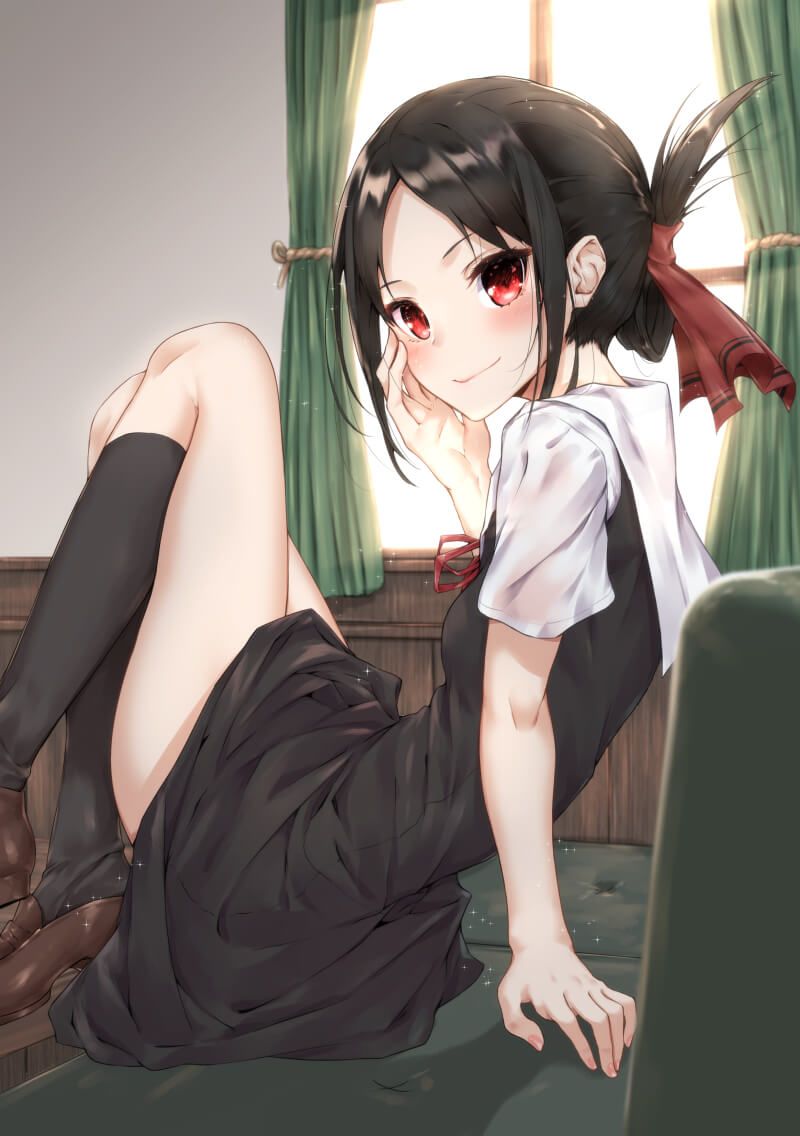 Erotic image of two-dimensional girl wearing jumper skirt 14