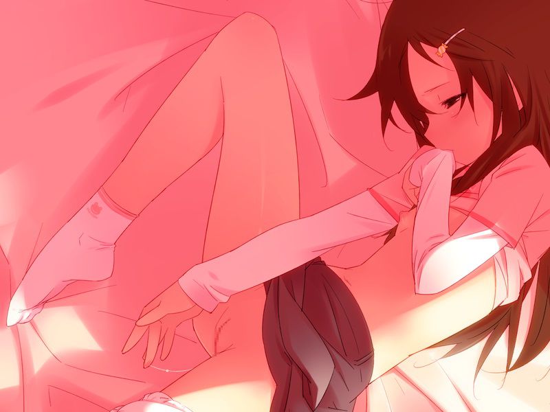 Erotic image that two-dimensional loli girl is just addicted to masturbation 19