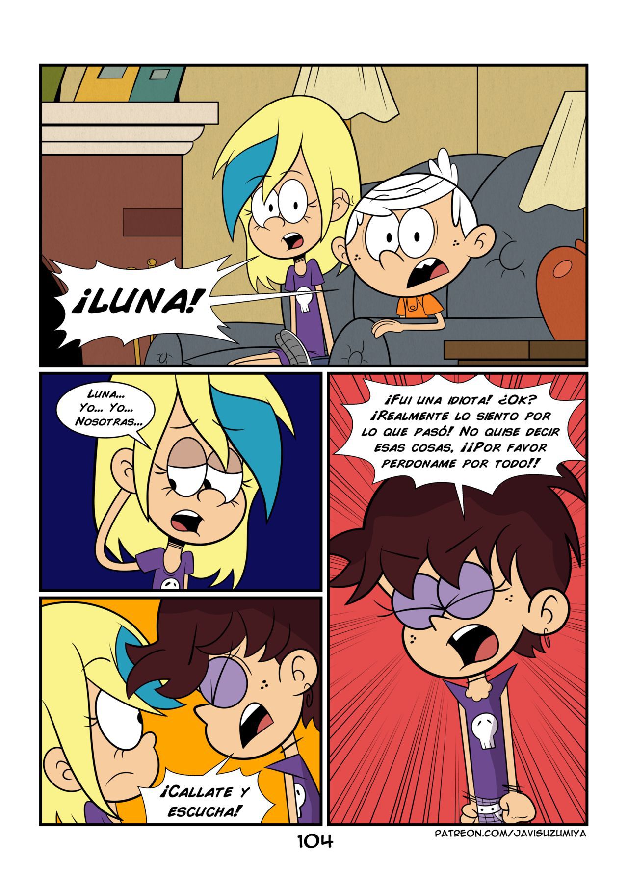 [JaviSuzumiya] It's (Not) Your Fault (The Loud House) [Spanish] [Ongoing] 111