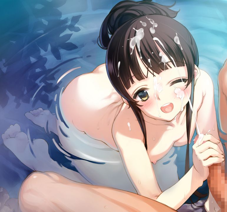 [Intense selection 219 sheets] secondary image of a loli beautiful girl who is shot with plenty of semen on a cute face 28