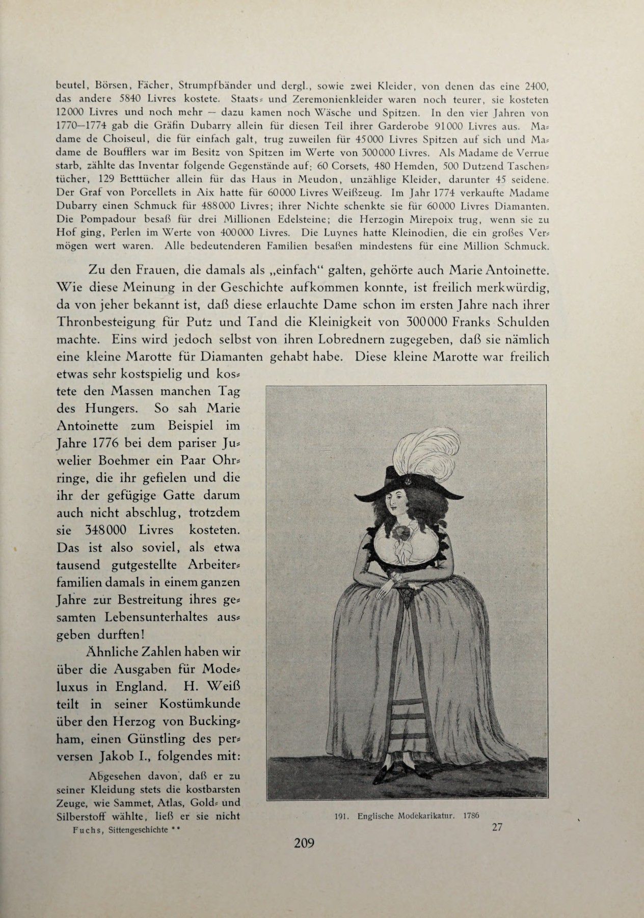 [Eduard Fuchs] Illustrierte Sittengeschichte vom Mittelalter bis zur Gegenwart: Bd. 2. and Ergänzungsband. Die galante Zeit [German] 308