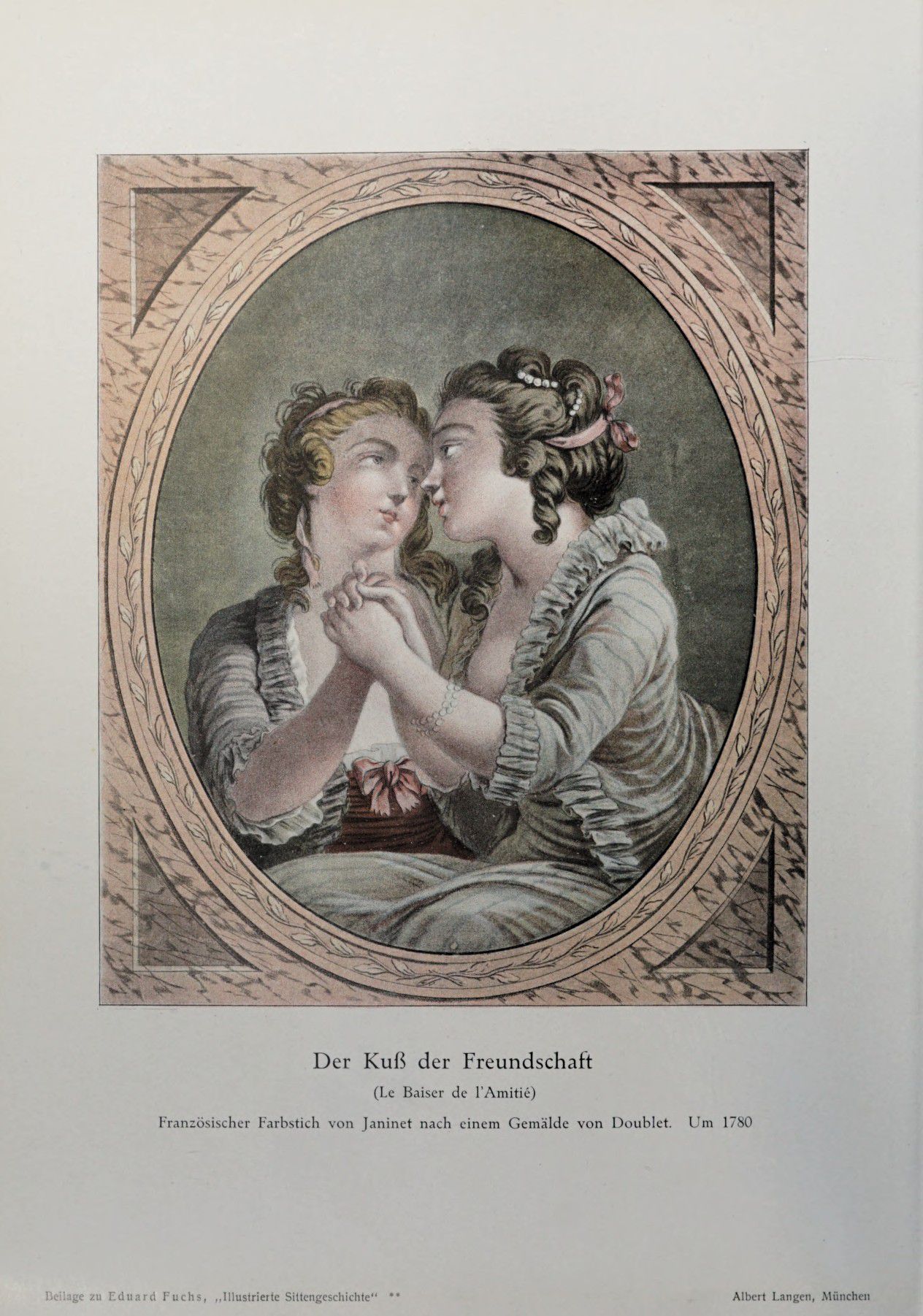 [Eduard Fuchs] Illustrierte Sittengeschichte vom Mittelalter bis zur Gegenwart: Bd. 2. and Ergänzungsband. Die galante Zeit [German] 373