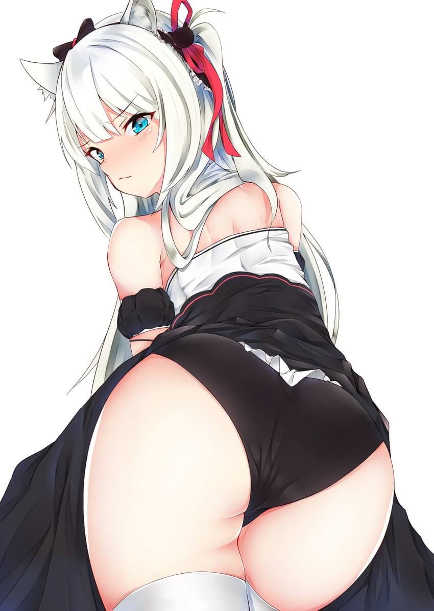 [2D] secondary image of an erotic child who is panchira from behind 16