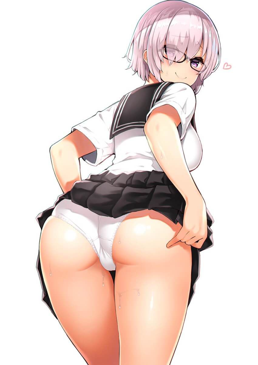 [2D] secondary image of an erotic child who is panchira from behind 18