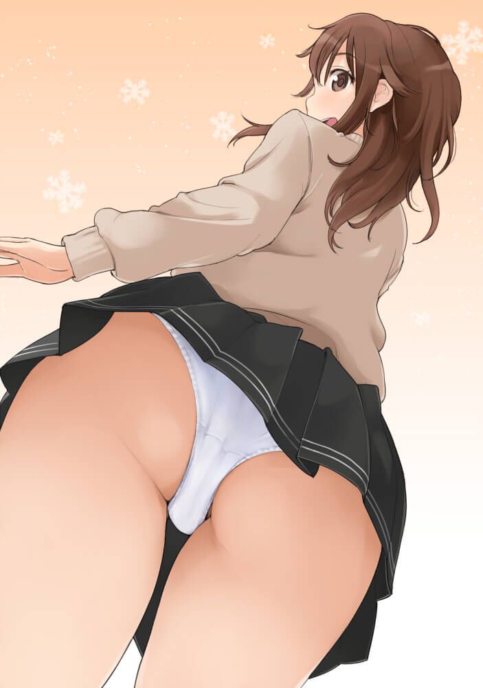 [2D] secondary image of an erotic child who is panchira from behind 20
