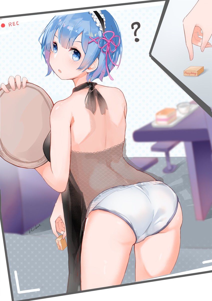 [2D] secondary image of an erotic child who is panchira from behind 22