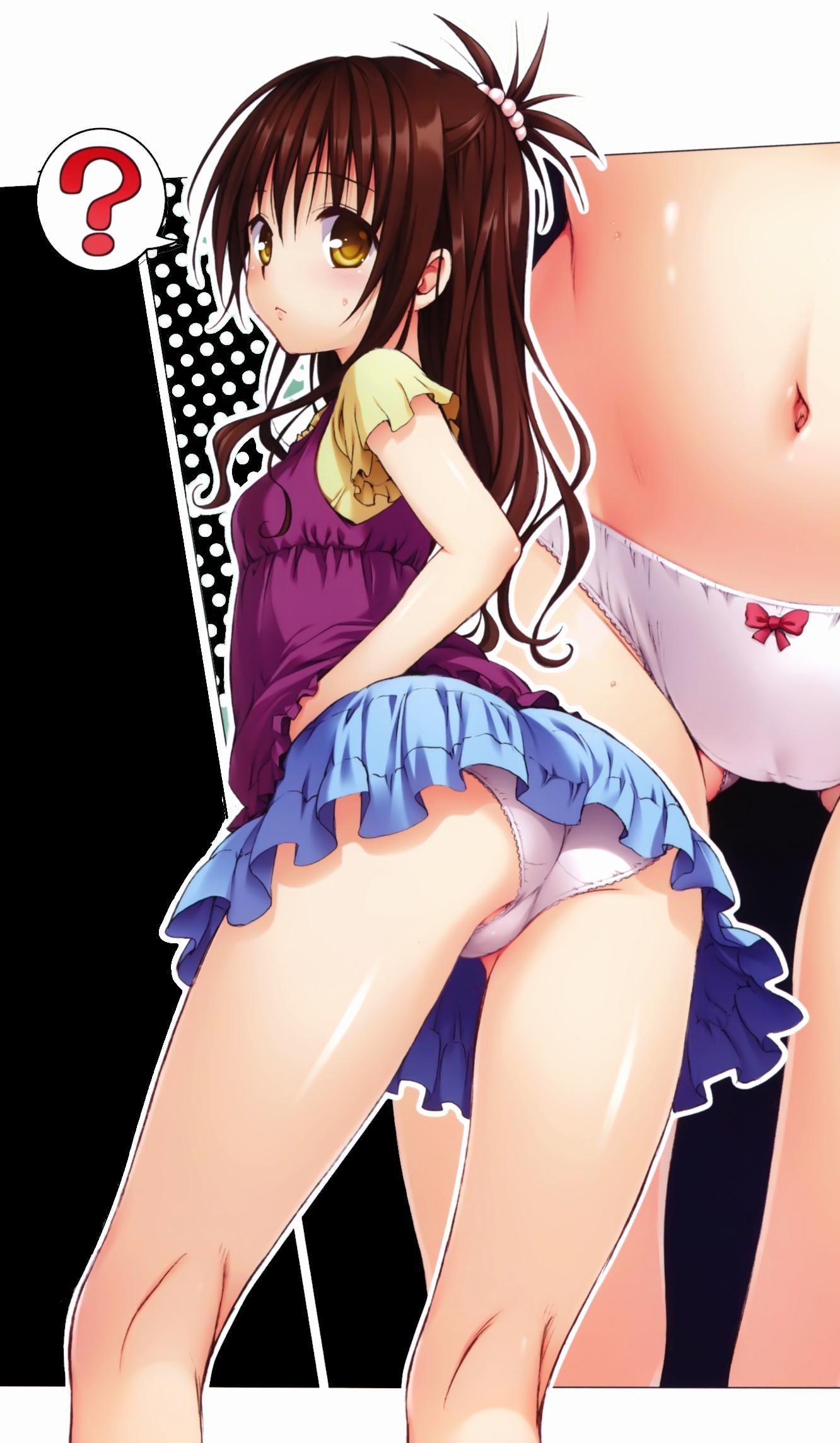 [2D] secondary image of an erotic child who is panchira from behind 5