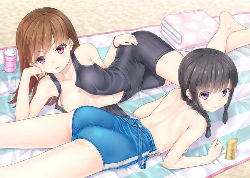 【Secondary erotic】Erotic image of mutimuchi women's proofreading wearing navy blue school water 23