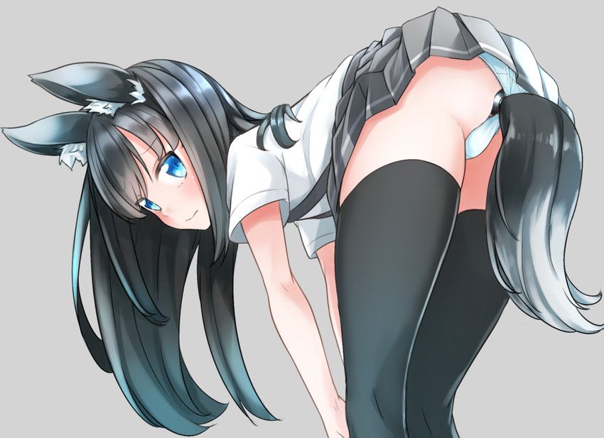 [2D] pleated skirt and miniskirt wearing thighs are erotic images 25