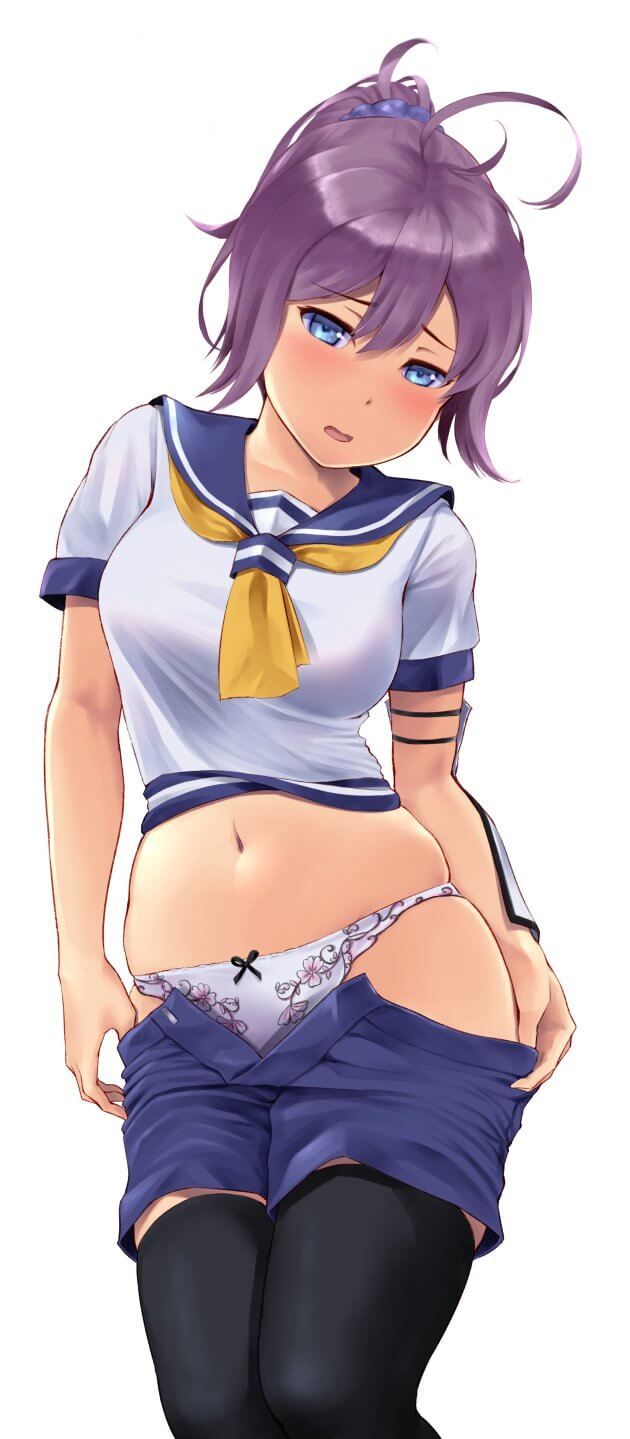 【2D】Erotic cute image of schoolgirl wearing school uniform (blazer sailor) 22