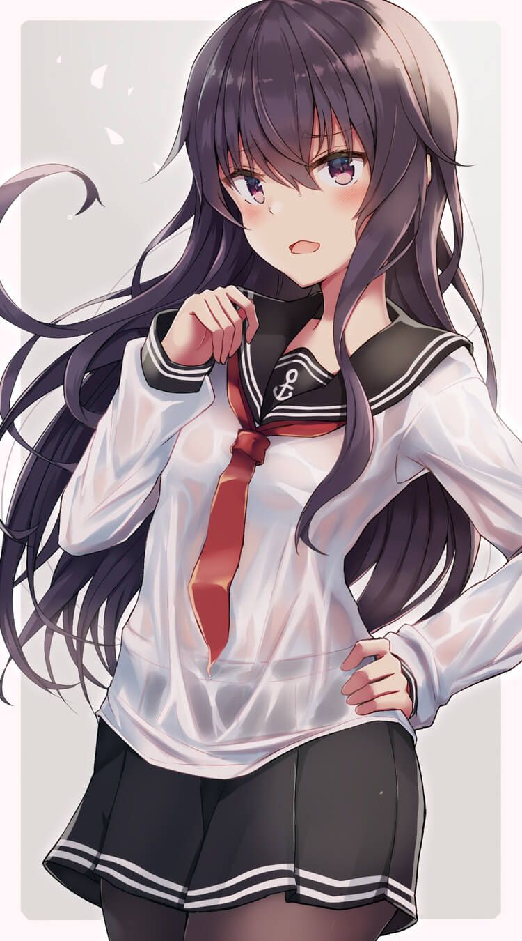 【2D】Erotic cute image of schoolgirl wearing school uniform (blazer sailor) 29