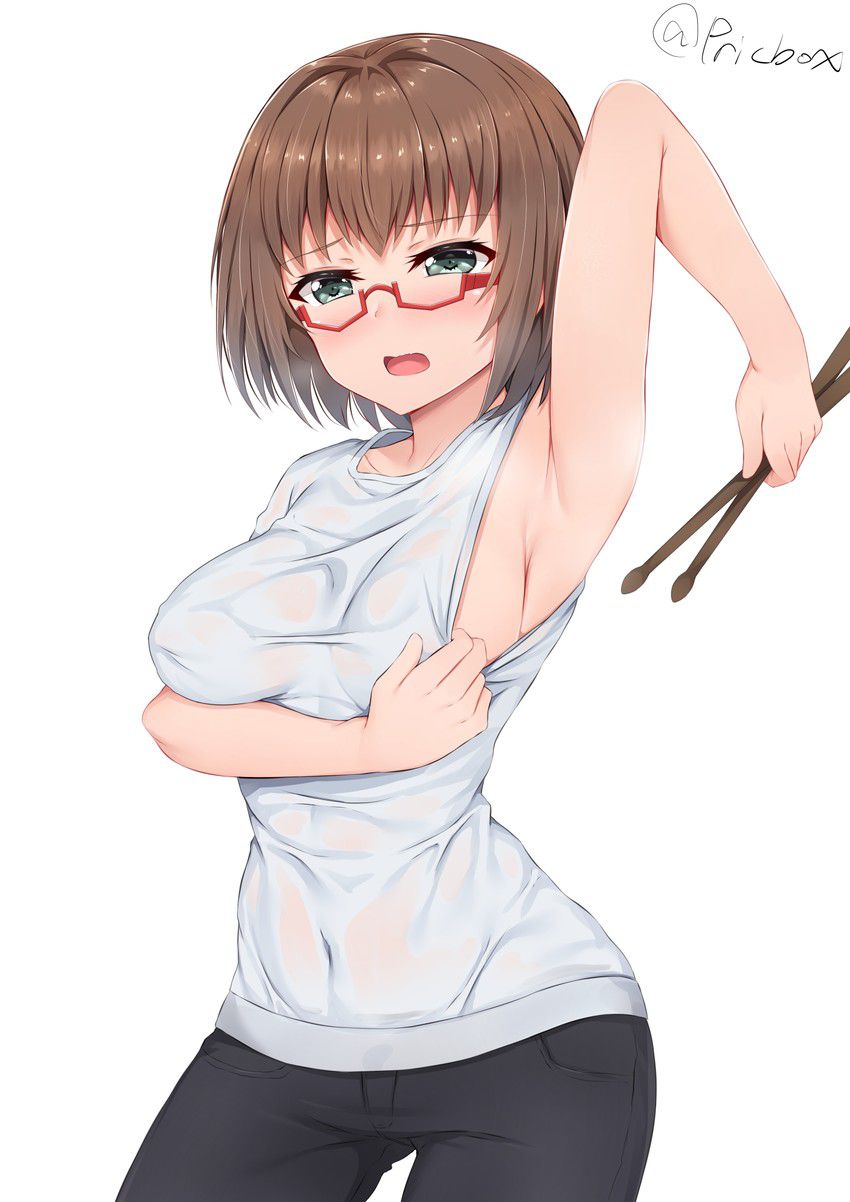 Erotic image of a girl wearing glasses 18