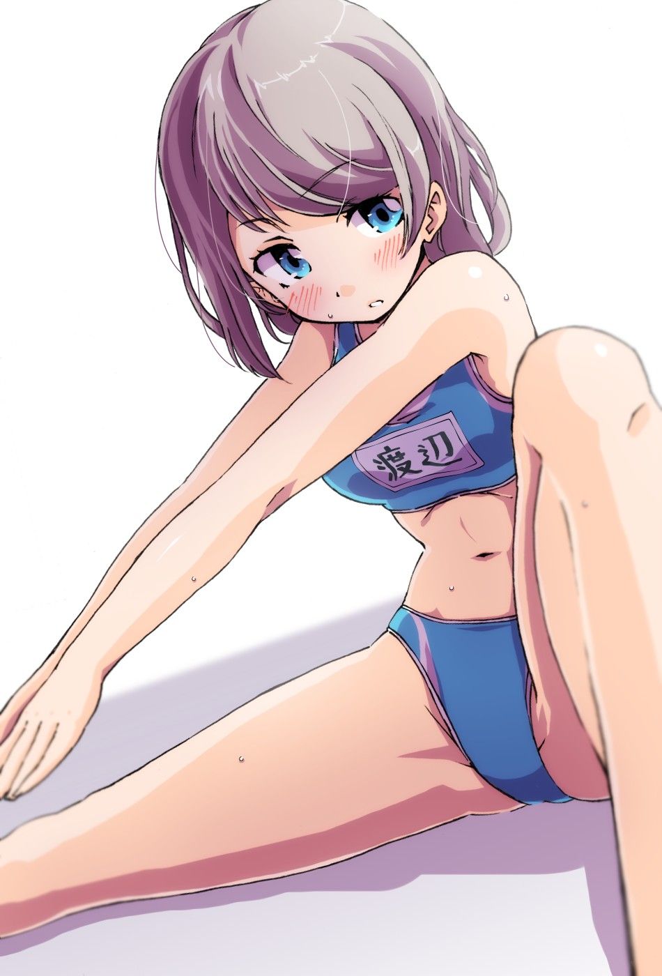 Erotic anime summary] erotic image of a girl with a body line who sportswear is too cute [secondary erotic] 12