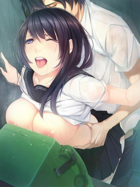 Secondary erotic girls who are poked in the back and have a pleasant expression [40 pieces] 23