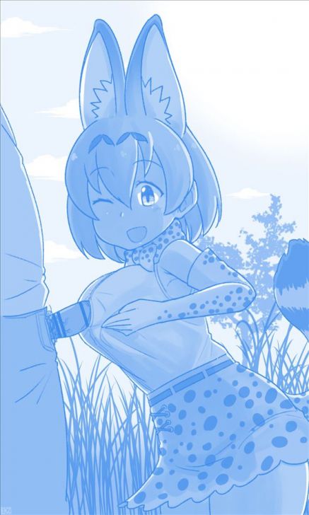 Erotic image Kemono Friends Secondary erotic image that makes you want H like a cartoon 13