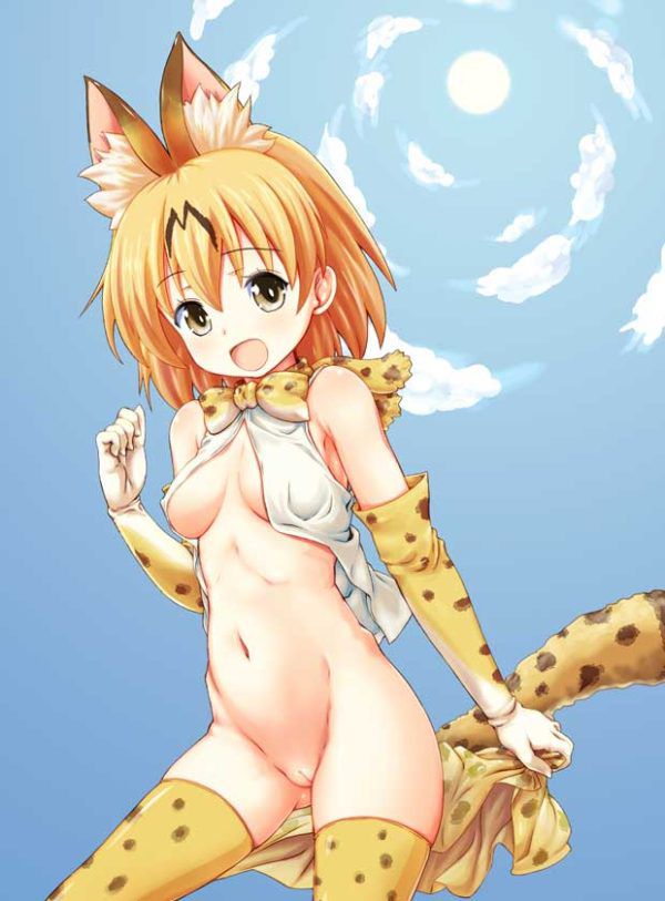 Erotic image Kemono Friends Secondary erotic image that makes you want H like a cartoon 35