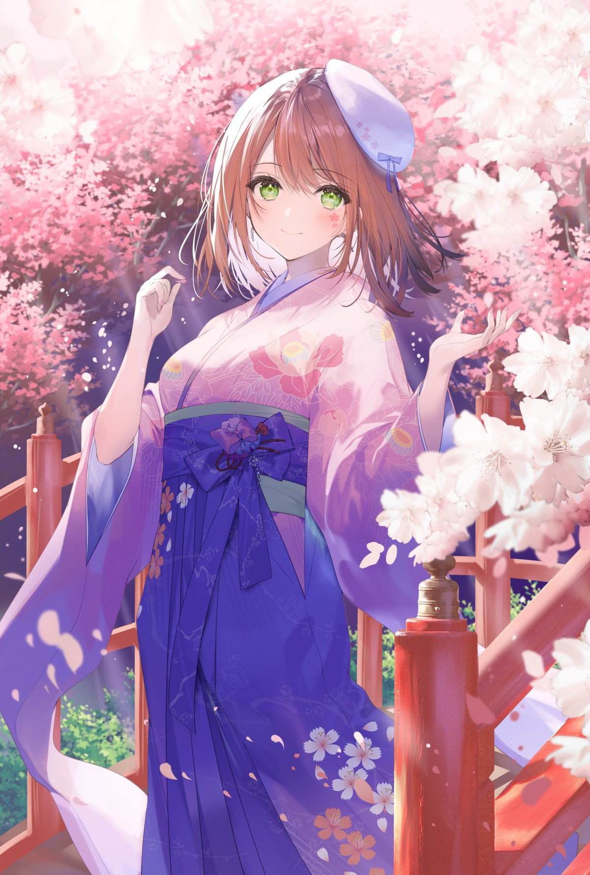 The weather is bad during the cherry blossom viewing season again this year ...? Then let's go with a two-dimensional girlfriend! 12
