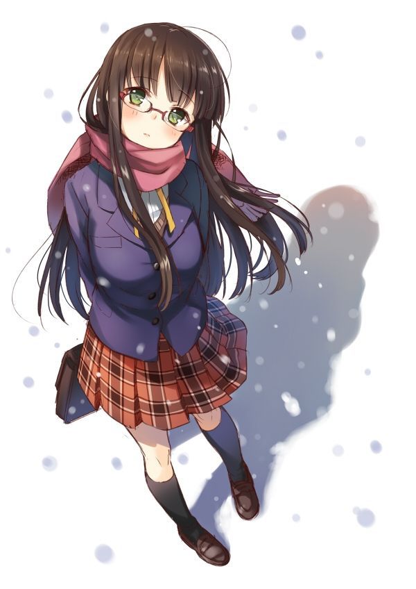 Two-dimensional image summary of a beautiful girl with Glasses! Sometimes non-erotic is also good! 33