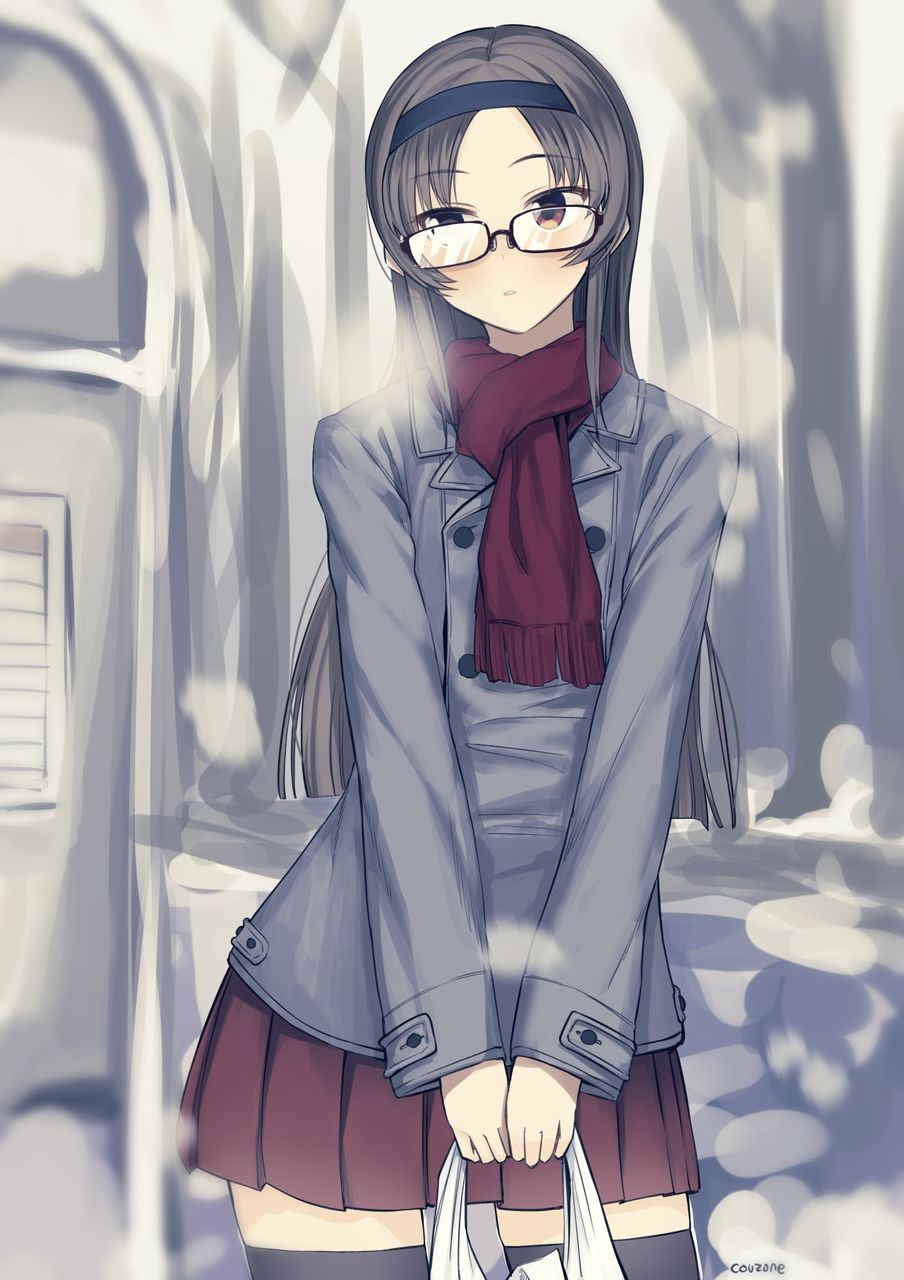 Two-dimensional image summary of a beautiful girl with Glasses! Sometimes non-erotic is also good! 4