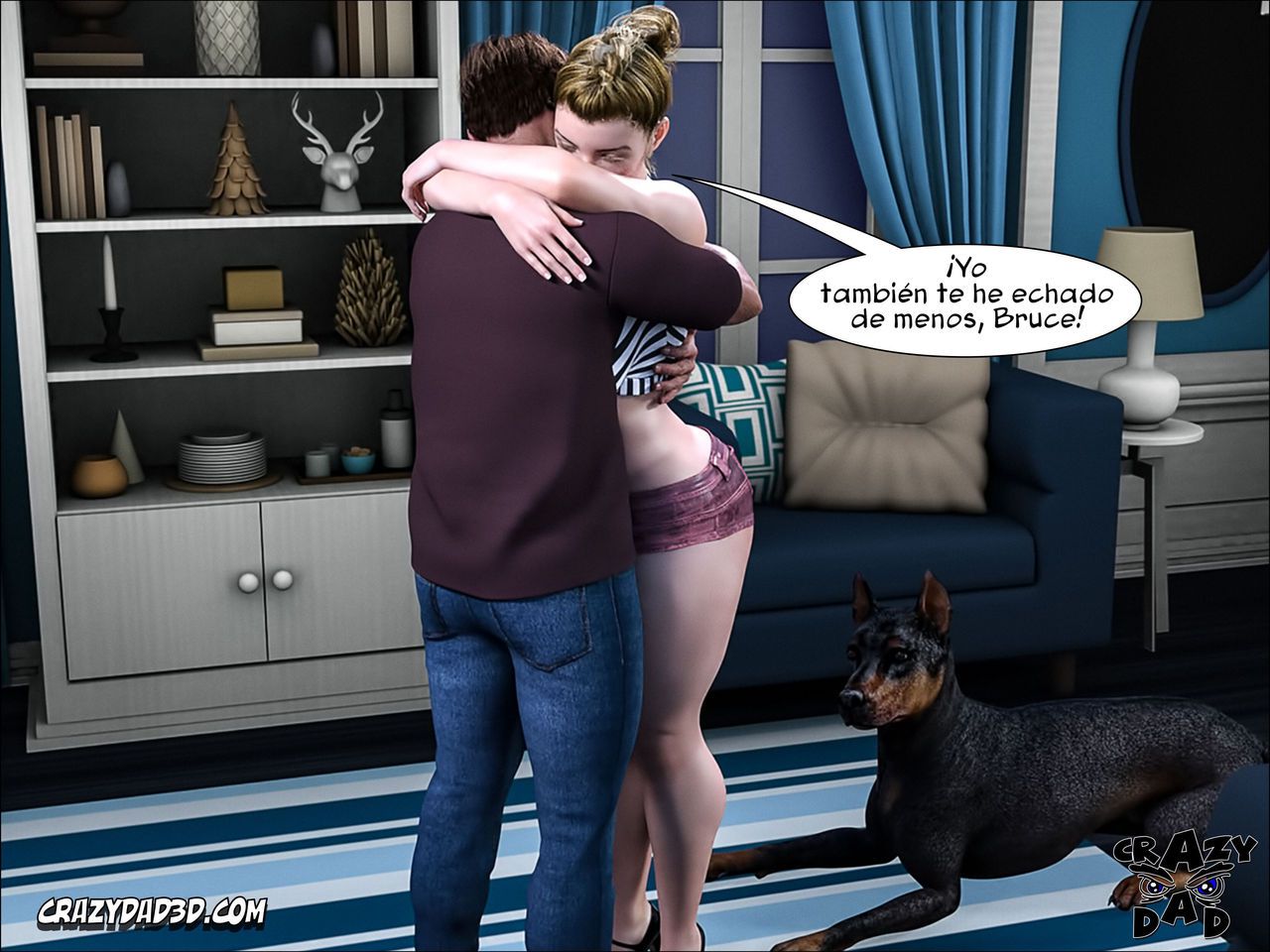 [CrazyDad3D] Father-in-Law at Home 13 (Spanish version) 28