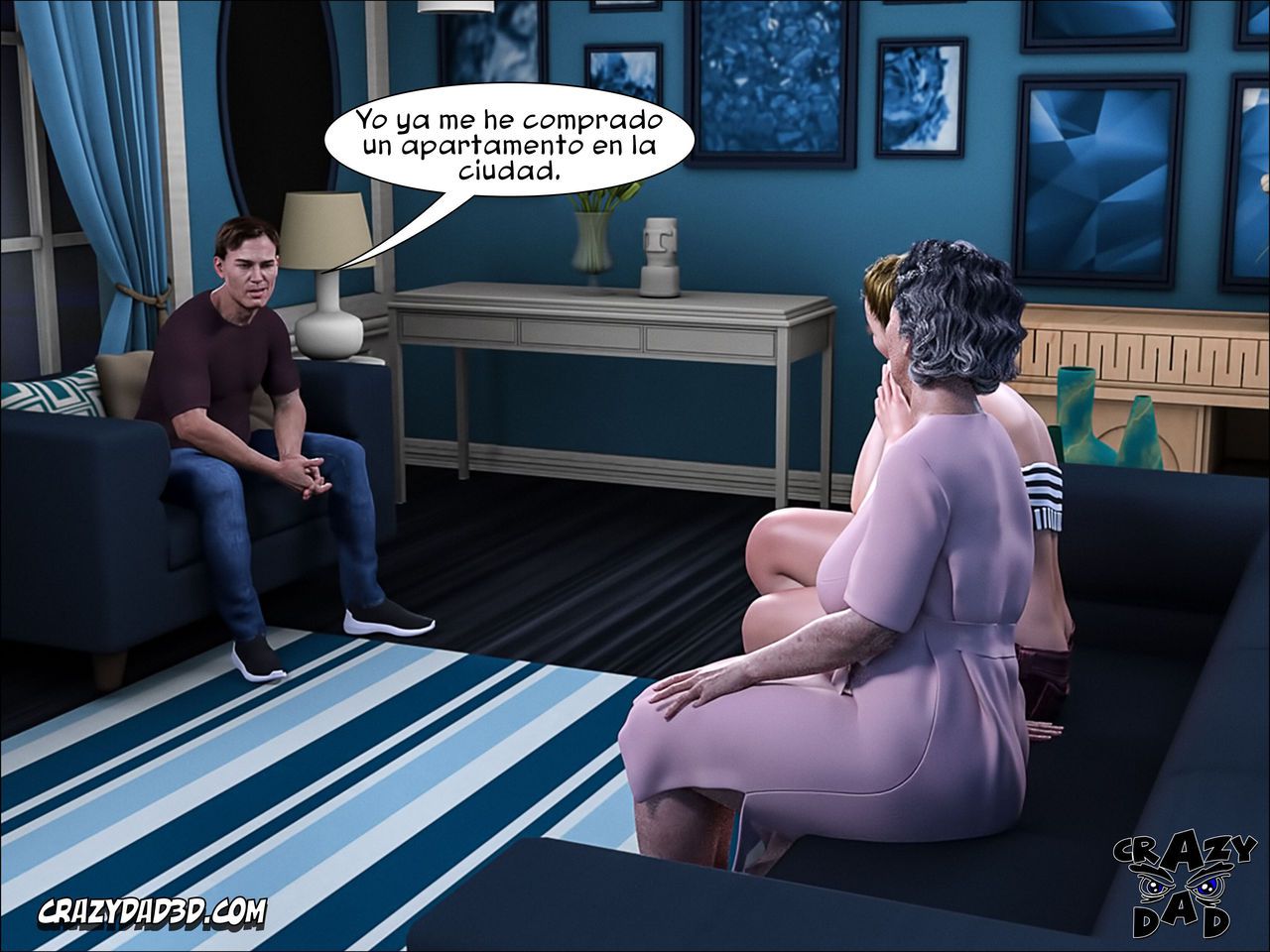 [CrazyDad3D] Father-in-Law at Home 13 (Spanish version) 51