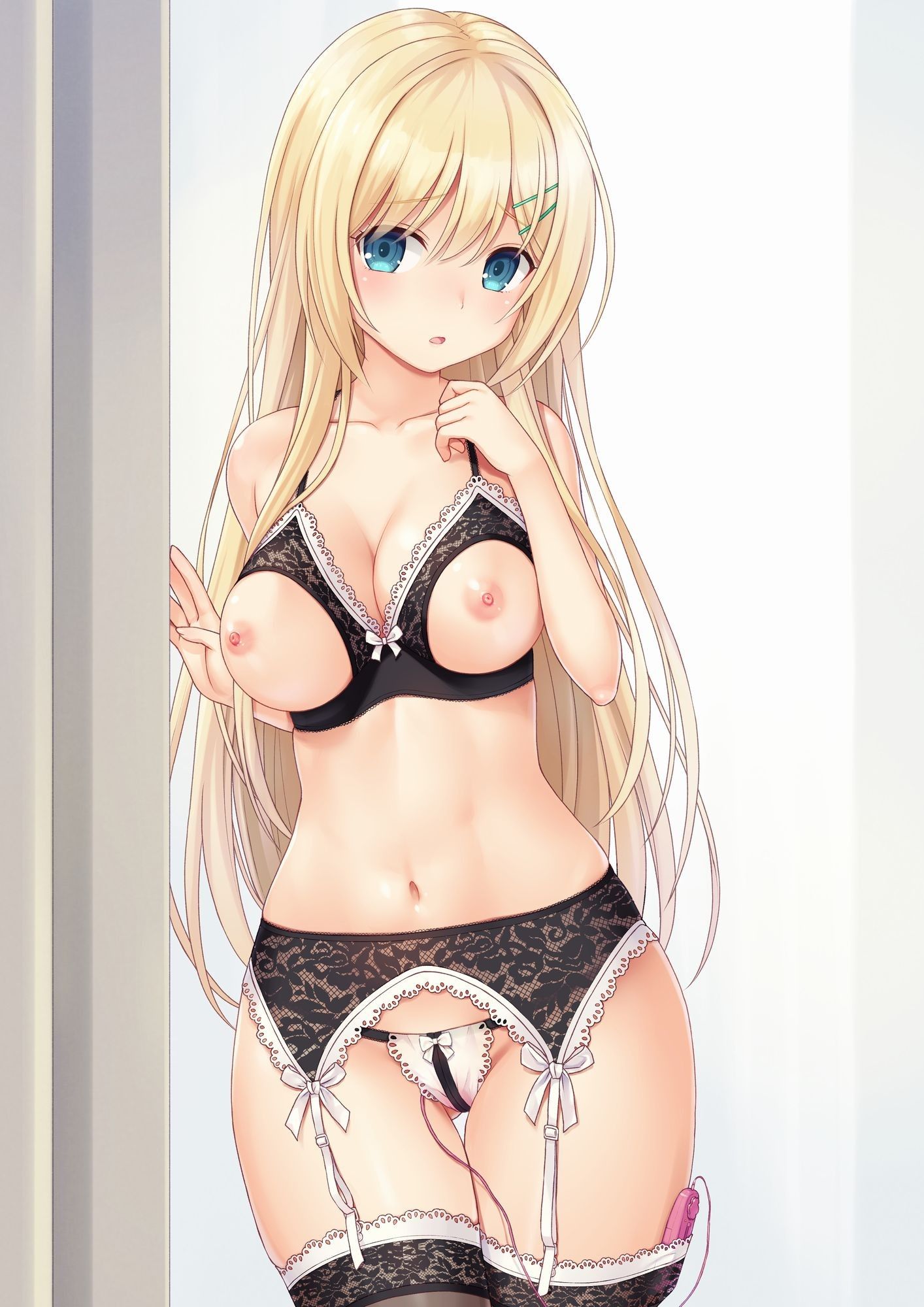 【Erotic anime summary】Beautiful girls and beautiful girls who stimulate each other using sex toys [secondary erotic] 2