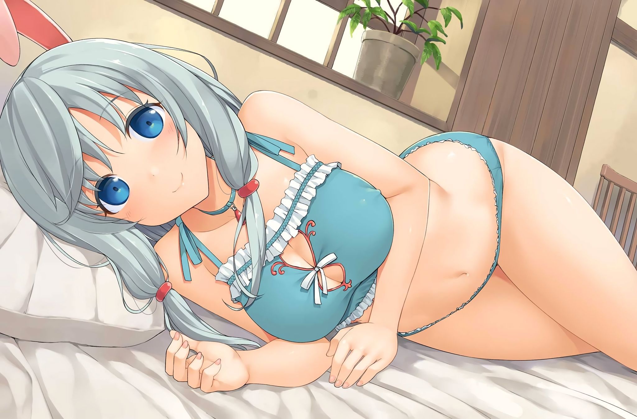 Erotic anime summary erotic image of a girl who is pretty good underwear [secondary erotic] 18