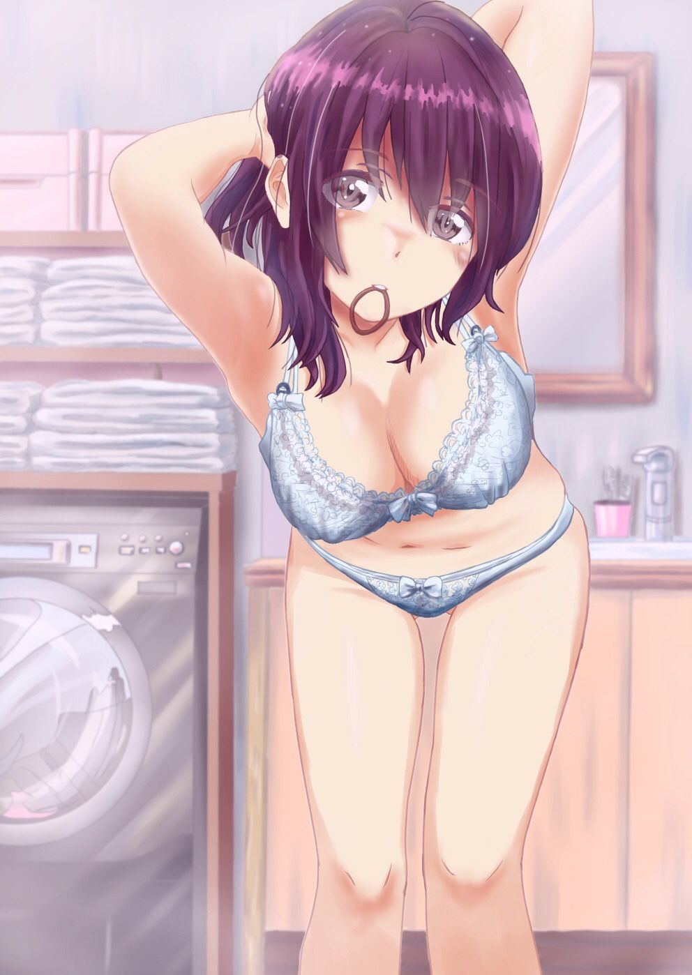 Erotic anime summary erotic image of a girl who is pretty good underwear [secondary erotic] 5