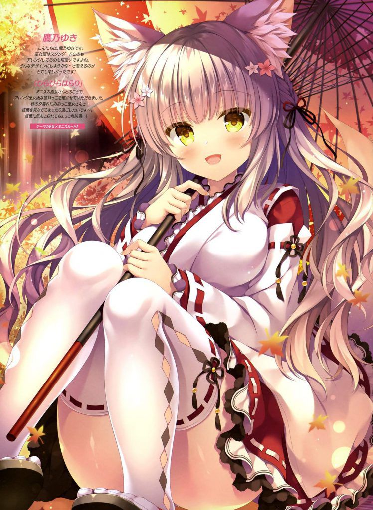 Erotic image of a shrine maiden 15