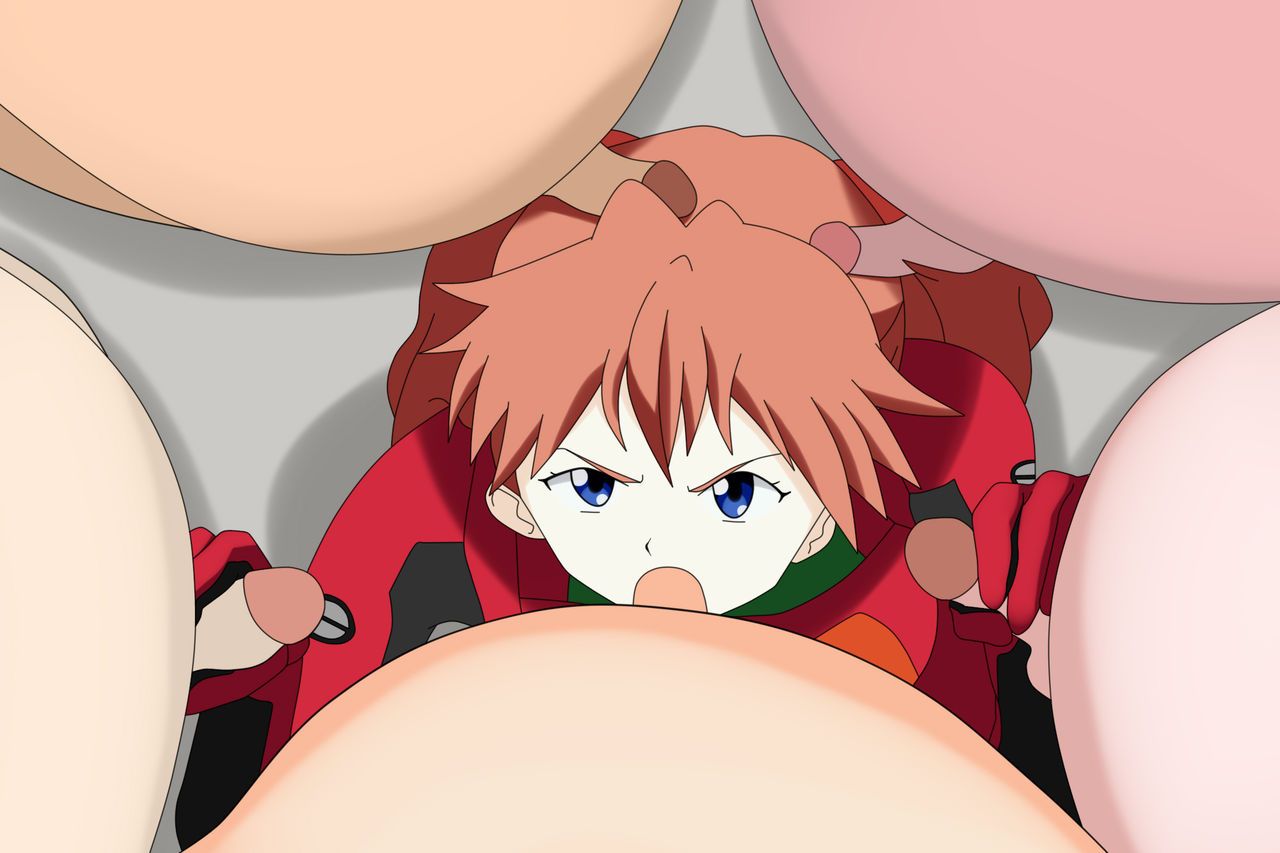 Tsundere Asuka Langley x Fat Man with small cock (Neon Genesis Evangelion) 7