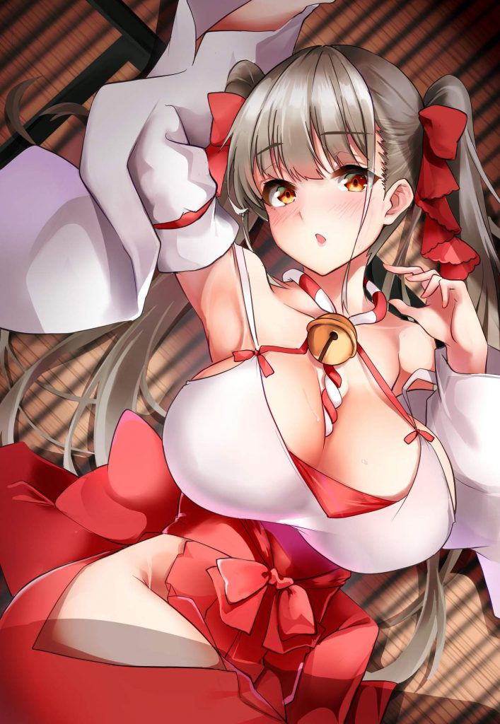 Please take an erotic image of a shrine maiden too! 5