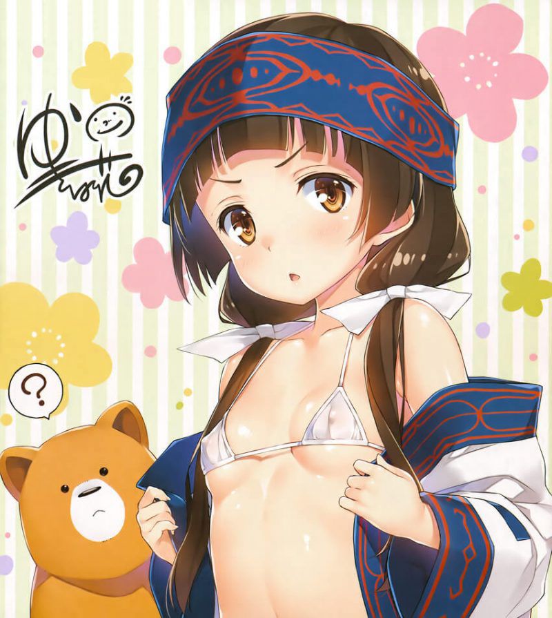 Loli 2D erotic image that I want to break in such a small girl's 16