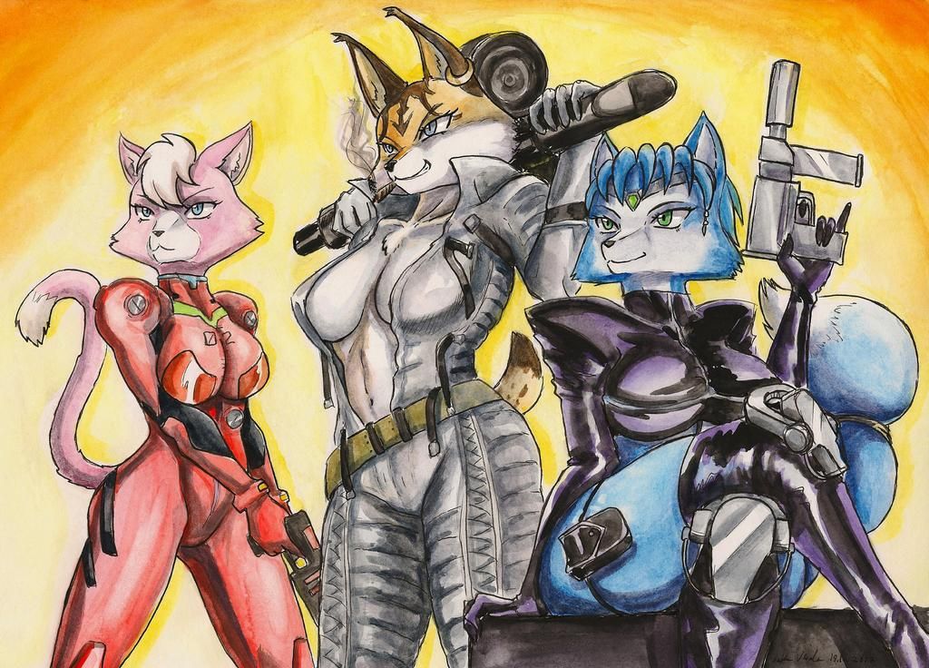 [SoulEaterSaku90] Foxy Gungals (Star Fox) 1