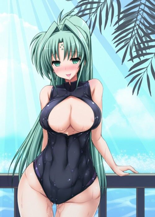 【Secondary erotic】Horny girl wearing a swimming swimsuit and showing off her pitch pichi body [30 pieces] 21