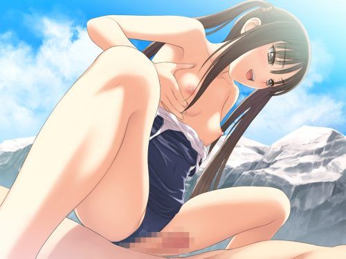 [Secondary erotic] erotic image collection of girls who are while wearing a suku swimsuit [50 pieces] 9