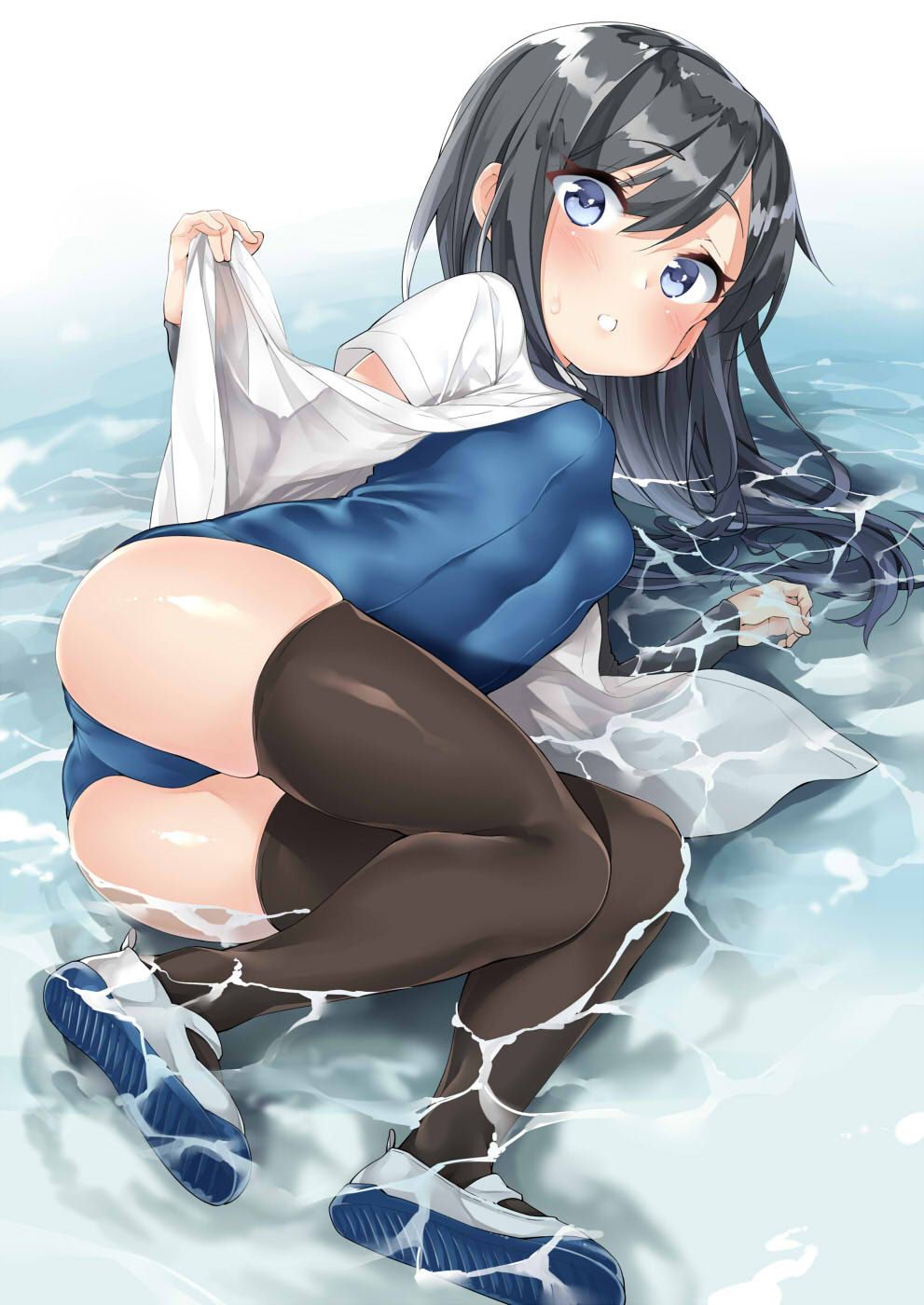 Today's main character is knee socks! It's not, ass or pussy! Two-dimensional erotic image of knee socks as the leading role 27