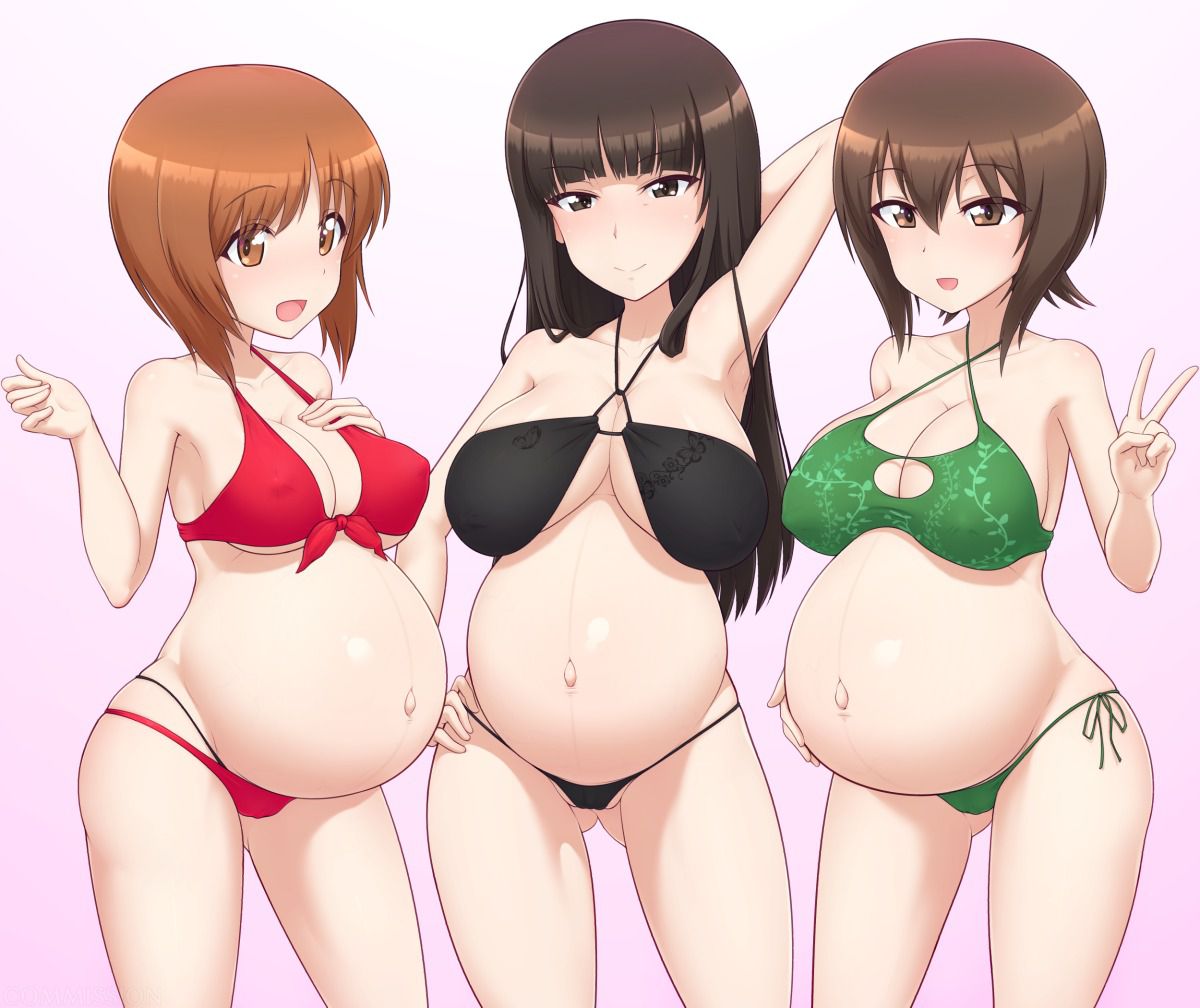 [Botekola] heroines of anime and games that have been made bote belly in Erocola Part 99 29