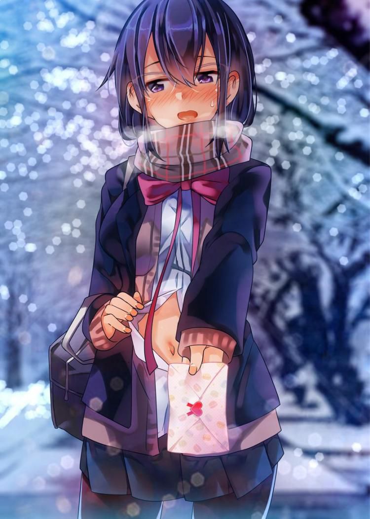 【Secondary】Is it some training? Erotic image of a girl playing exposed outside in the middle of winter I think 22