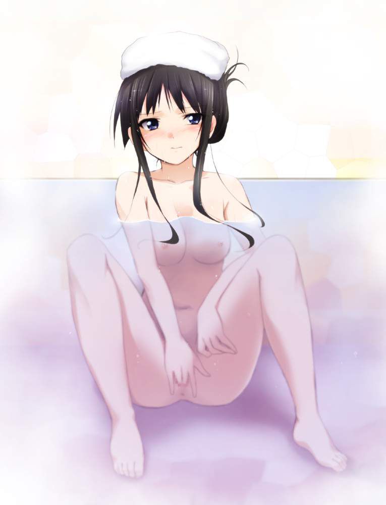A winter tradition? Two-dimensional erotic image of a girl masturbating in the bath 2
