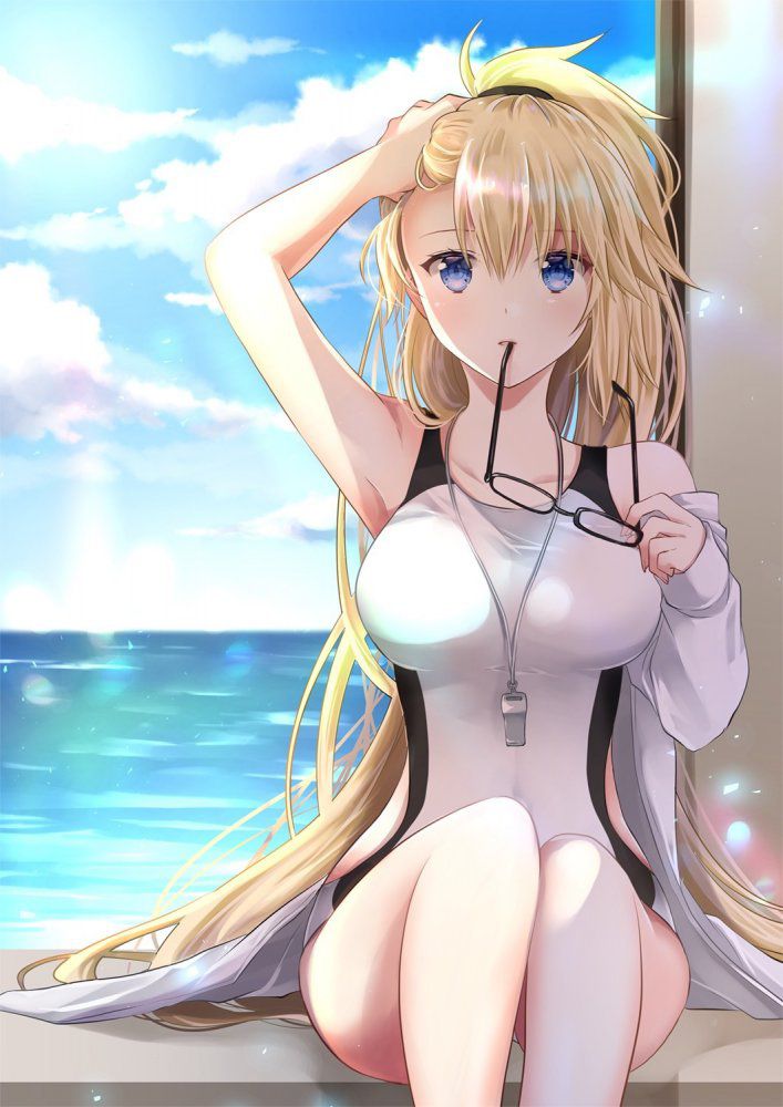 Those who want to nu with erotic images of swimming swimsuits gather! 8