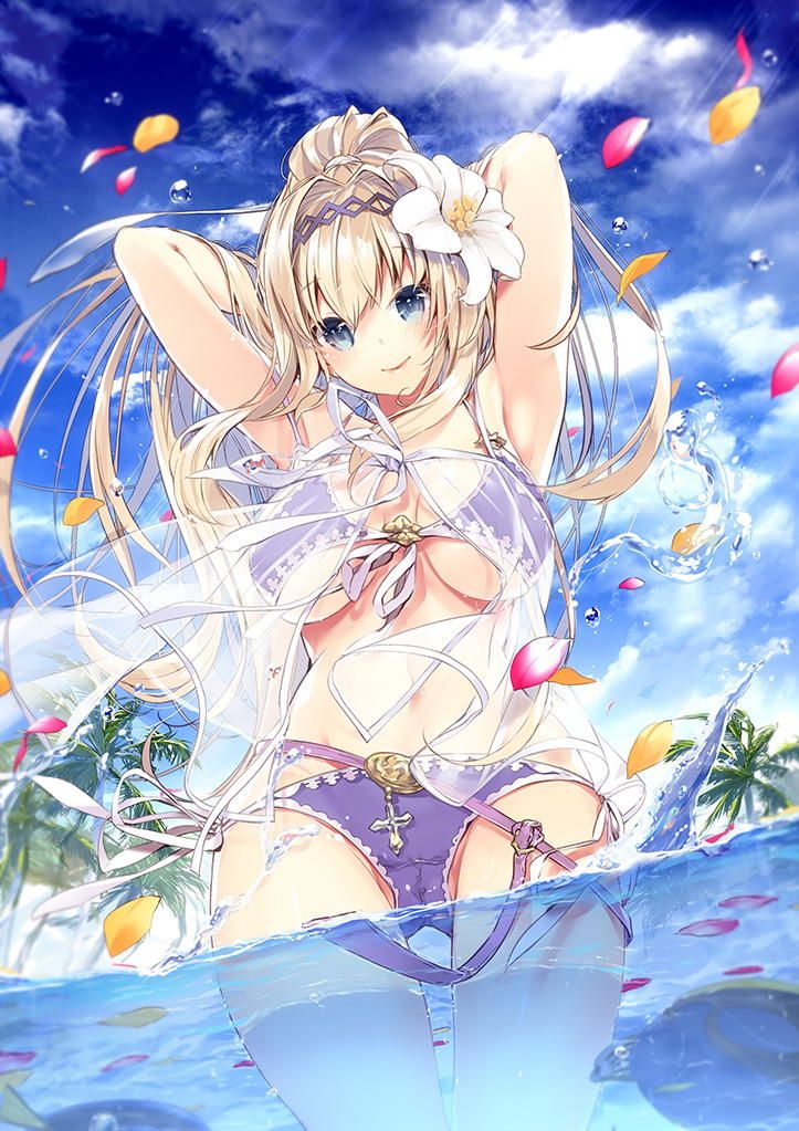 Don't run away from the old battlefield! [Granblue Fantasy] Joan of Arc's Moe &amp;amp; Erotic Image ☆ (3) [Bahamut of God Shot] 28